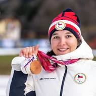 Simona Bubeníčková a její paralympijské medaile