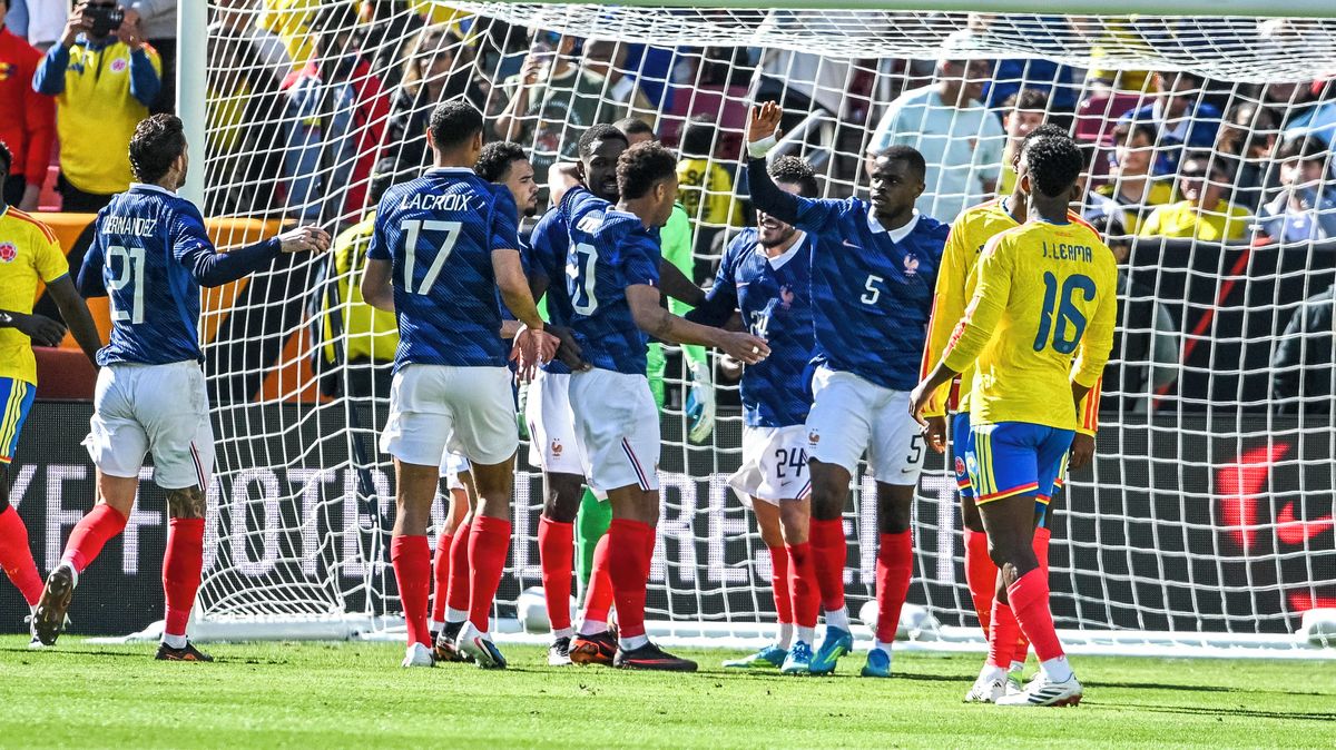 Francie porazila Kolumbii a v USA vyhrála oba přípravné zápasy