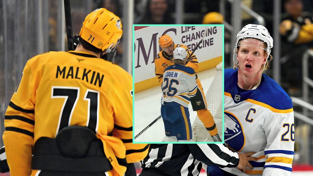 Brutální úlet ruské hvězdy. Malkin sekyrou přetáhl soupeře do krku 