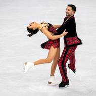 Britský taneční pár Lilah Fearová a Lewis Gibson