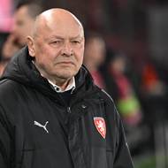 Trenér reprezentace Miroslav Koubek.