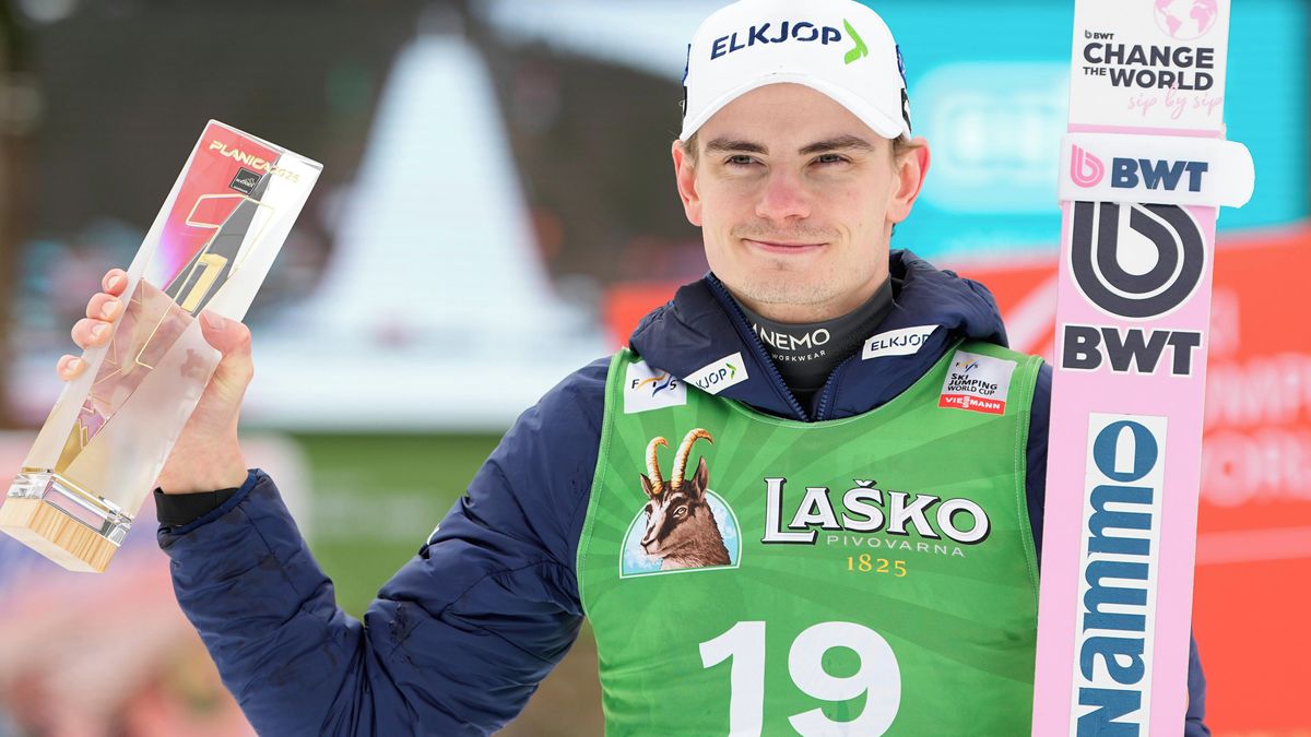 Poslední závod SP skokanů vyhrál na mamutím můstku v Planici Lindvik