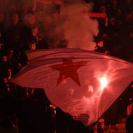 Pyro v kotli Slavie. 