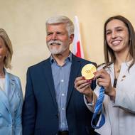 <p></p>
<p>Prezident Petr Pavel přijal sportovkyně a sportovce, kteří reprezentovali Českou republiku na zimních olympijských a paralympijských hrách, 31. března 2026, Praha.</p>
<p></p>