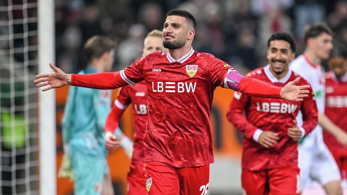 Stuttgart porazil Augsburg a zůstal v tabulce třetí