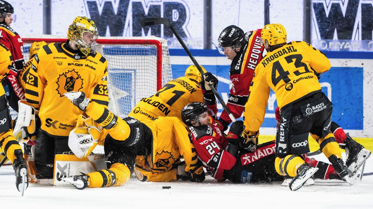 Divočina ve Švédsku. V tunelu došlo ke konfliktu mezi hráčem a trenérem, zasahovala ochranka
