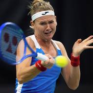 Snaha Marie Bouzkové proti Belindě Bencicové. 