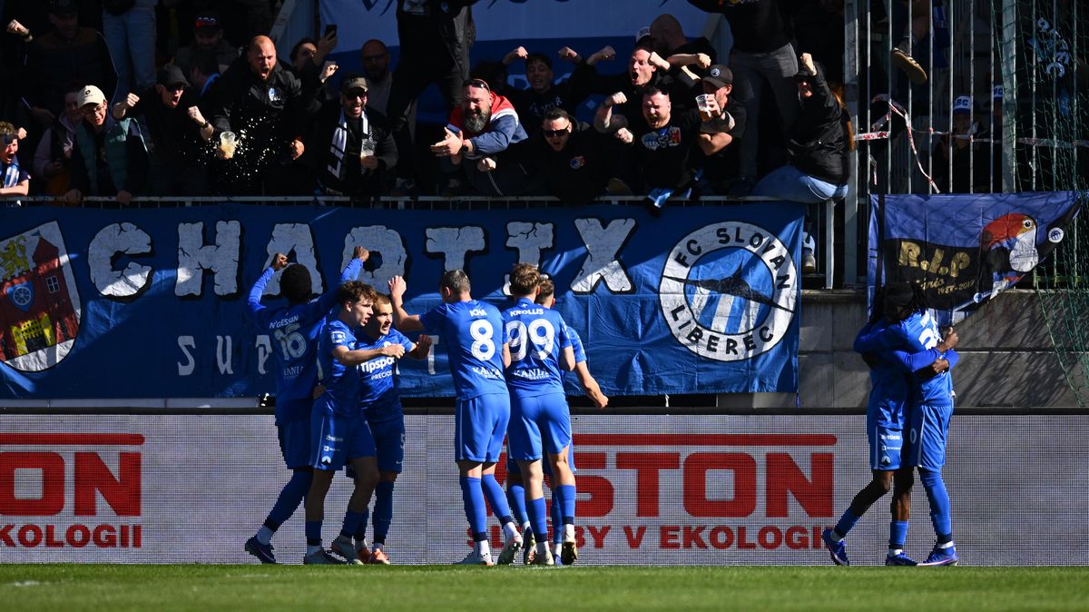 Liberec ovládl derby, Jablonec se propadl za Plzeň
