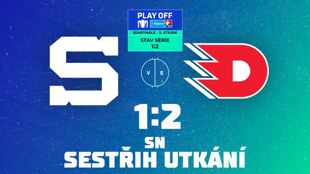 Videomomenty. Pardubice na ledě Sparty zabojují o postupový mečbol do finále