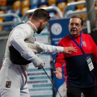 Italský trenér českého olympijského medailisty Andrea Borella.