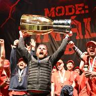 <p>Příjezd hokejistů Dynamo Pardubice, 28. dubna 2026, Pardubice.</p>