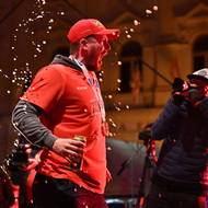 <p>Příjezd hokejistů Dynamo Pardubice, 28. dubna 2026, Pardubice.</p>