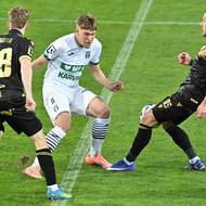 Zleva David Planka z Ostravy, Pavel Kačor z Karviné a Daniel Holzer z Ostravy.