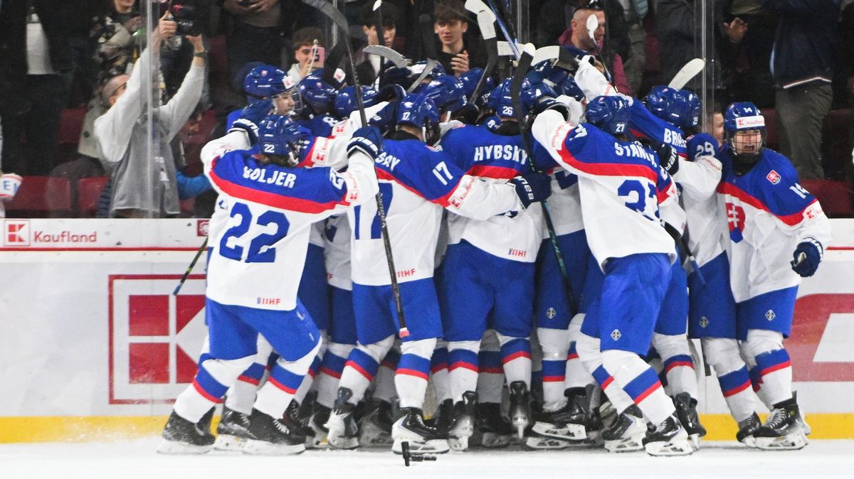 Slováci snad ještě trumfli českou senzaci. Při historickém skalpu Kanady ani nemohli dýchat