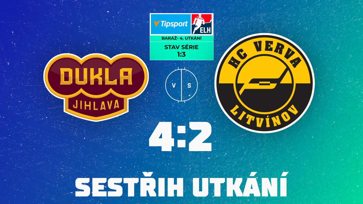 Hokejový pánbůh existuje, Dukla si vítězství zasloužila. Série je dál otevřená, uznal kouč Litvínova