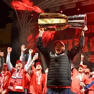 <p>Příjezd hokejistů Dynamo Pardubice, 28. dubna 2026, Pardubice.</p>