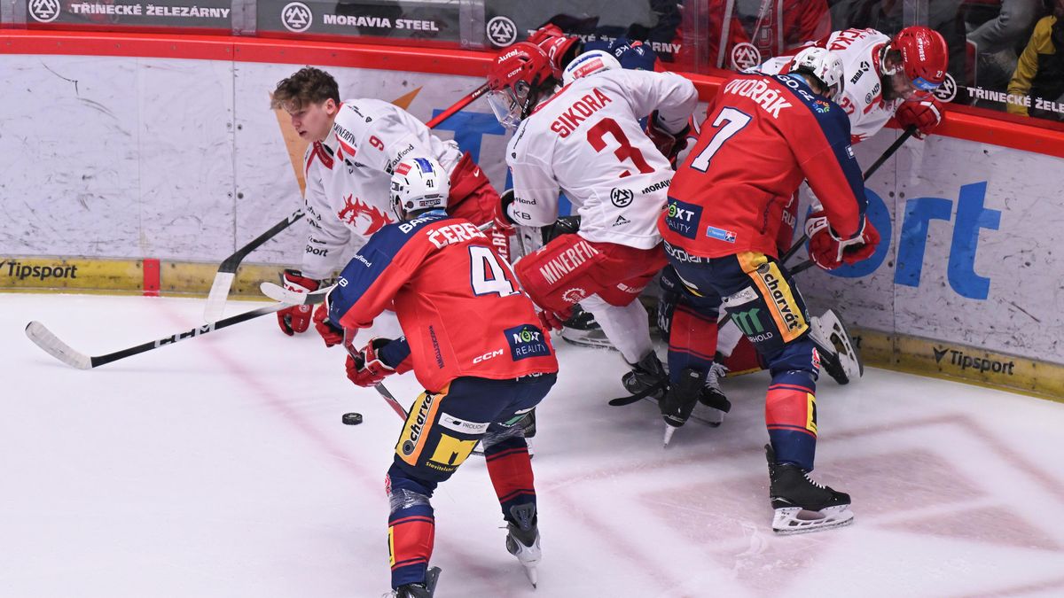 HOKEJ ONLINE: Videomomenty. Další zvrat v Třinci, Oceláři si vzali vedení zpět