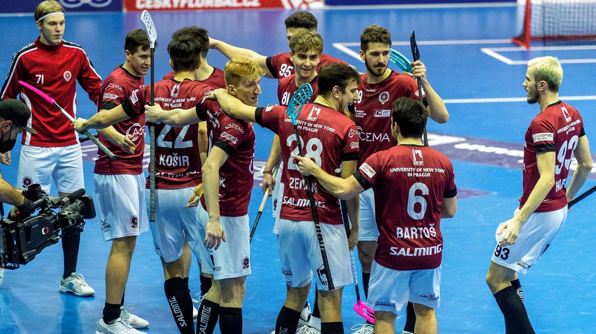 Florbalisté Sparty vyhráli na hřišti Vítkovic a postoupili do semifinále