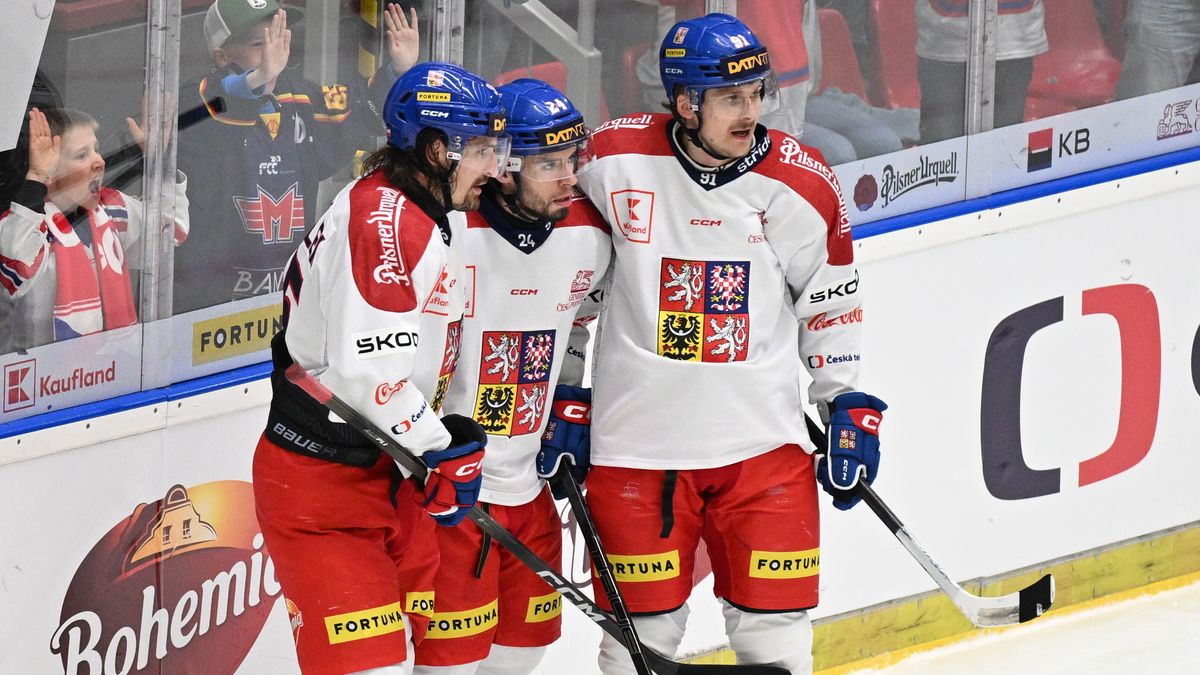 Skvělý vstup do turnaje! Čeští hokejisté zdolali Finsko, prosadili se premiéroví střelci