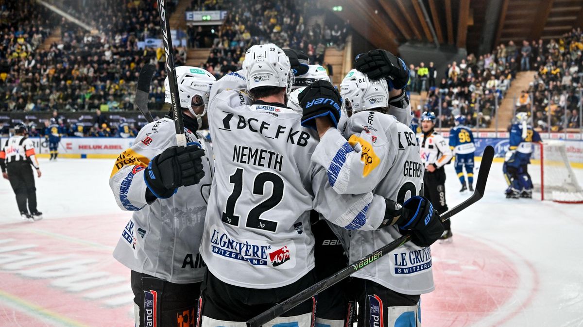 Fribourg-Gottéron je poprvé švýcarským mistrem, Stránský a Zadina mají stříbro