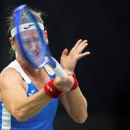 Marie Bouzková proti Belindě Bencicové. 