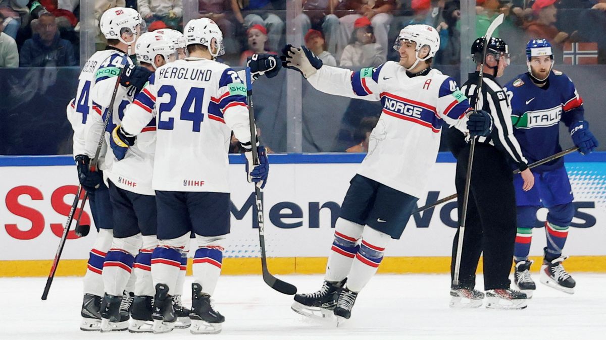 Česko proti Norsku na MS v hokeji 2026. Vzájemná bilance obou týmů na světových šampionátech