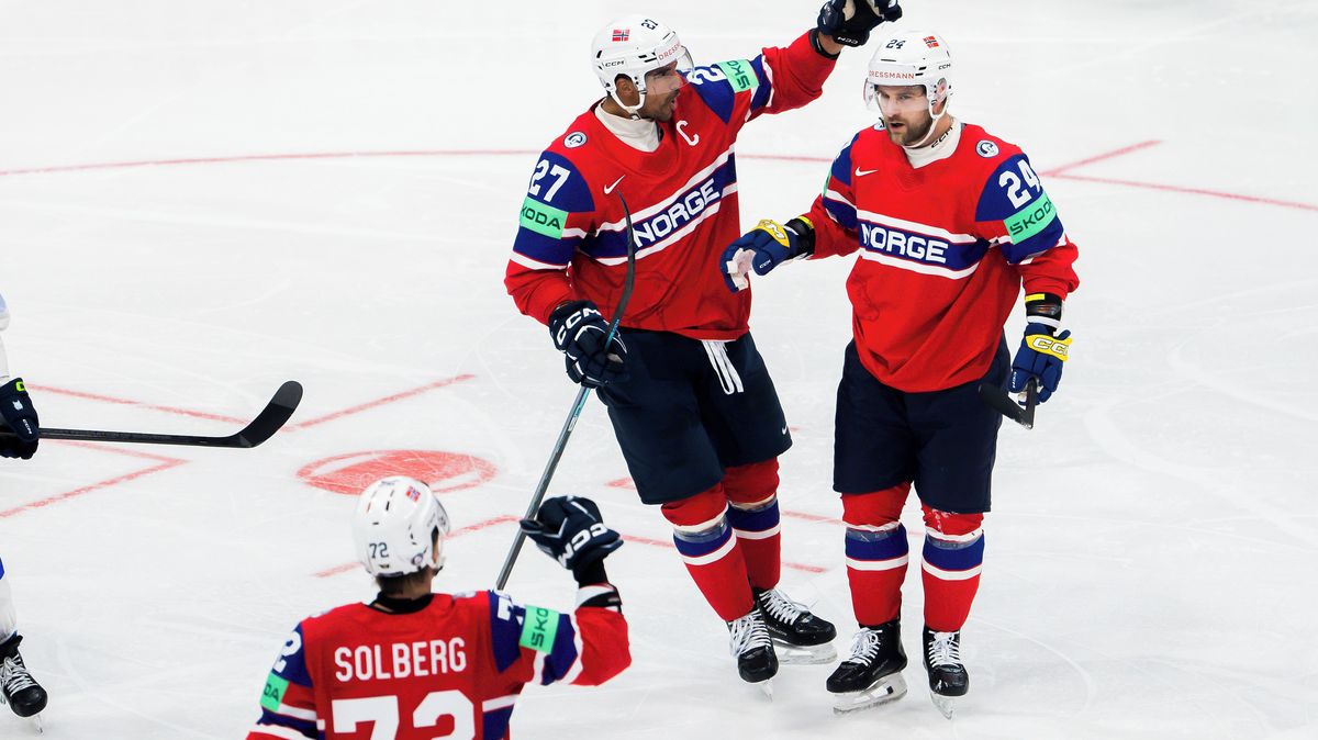 Norové smetli Slovince, Berglund nasázel hattrick