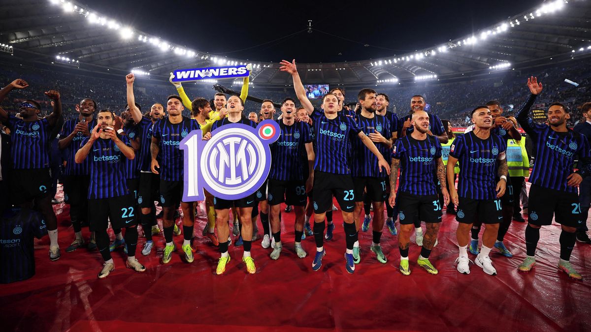 Fotbalisté Interu ovládli po lize i Italský pohár a slaví double
