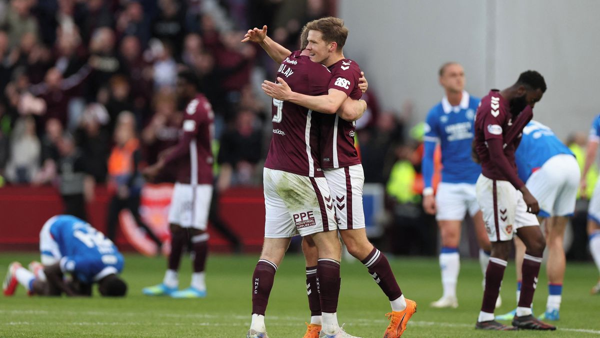 Hearts se výhrou nad Rangers přiblížili senzačnímu titulu ve skotské lize