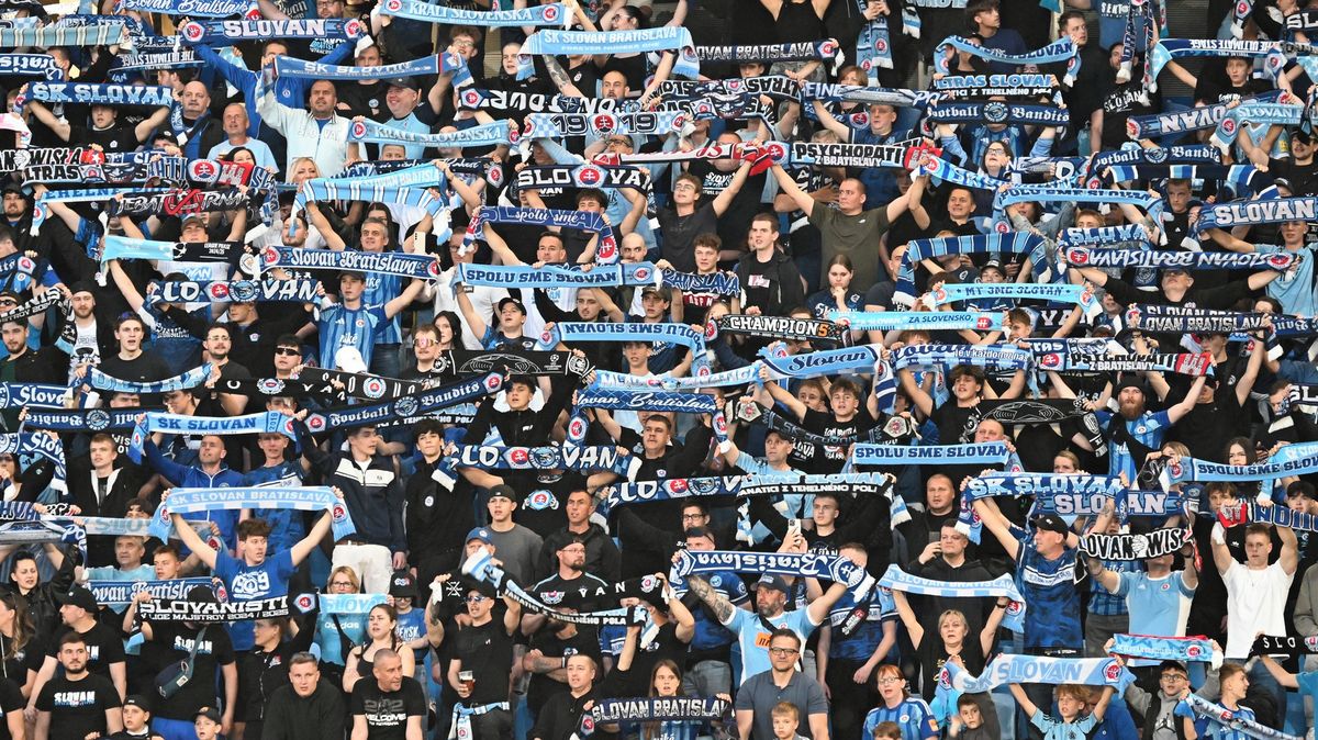 Slovan Bratislava je poosmé za sebou mistrem slovenské fotbalové ligy
