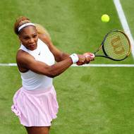 Serena Williamsová v akci.