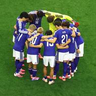 Fotbalisté Japonska před utkáním