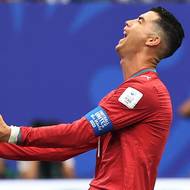 Frustrovaný Cristiano Ronaldo
