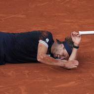 Šťastný Alexander Zverev po vítězství na French Open.