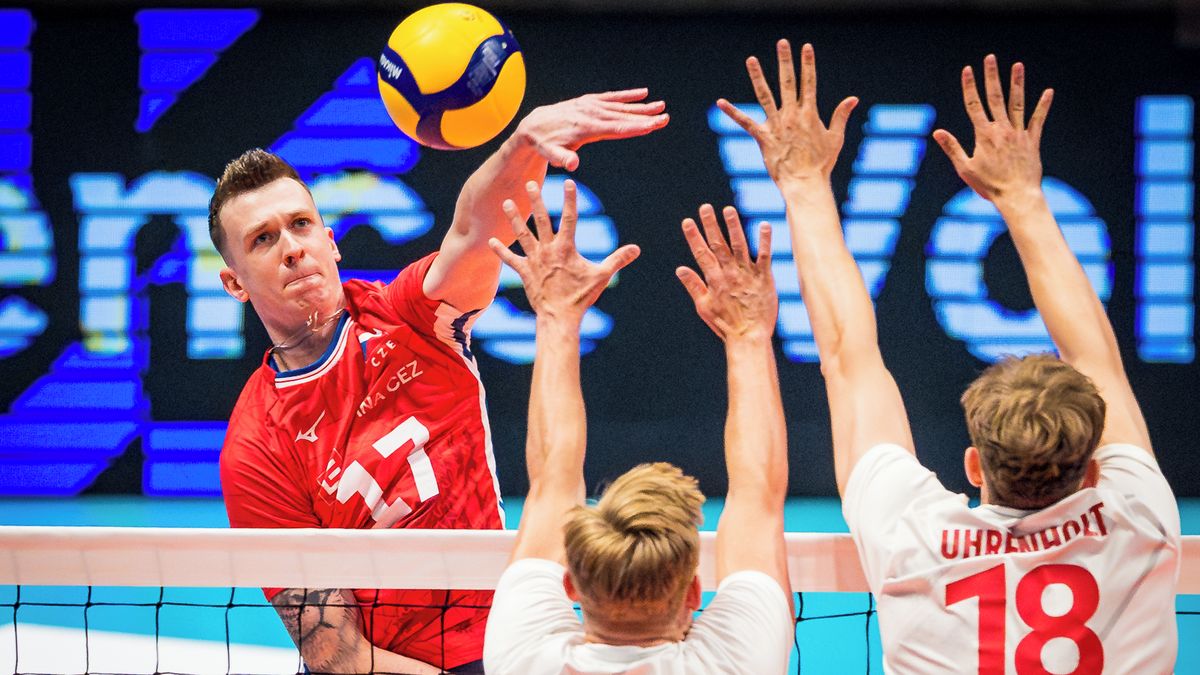 Čeští volejbalisté utrpěli v Evropské lize první porážku, v dramatu podlehli Dánsku