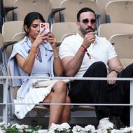 Na zápase se dorazil podívat i bývalý fotbalista Adil Rami.