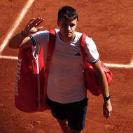 Loučení Jakuba Menšíka s Roland Garros.