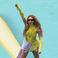 Shakira na slavnostním zahájení šampionátu.