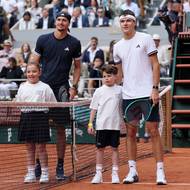 Semifinalisté dvouhry na Roland Garros. Alexander Zverev a Jakub Menšík.
