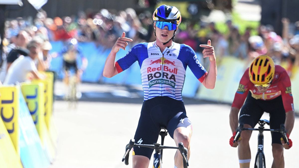 Úspěšný návrat po zlomenině pánve. Van Gils vyhrál etapu na Tour Auvergne-Rhone-Alpes