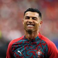 Portugalec Cristiano Ronaldo před zápasem s DR Kongo na MS.