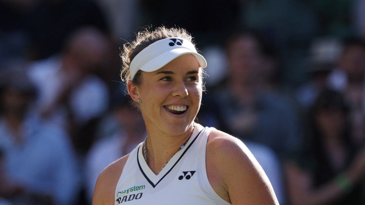 Agresivní hra, pevné nervy. Nosková našla ve Wimbledonu svou nejlepší verzi