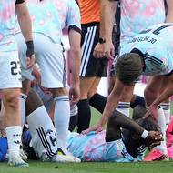 Belgičan Amadou Onana předčasně dohrál. 