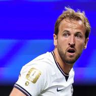 Harry Kane při zápase s DR Kongo