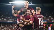 Euforie na Letné! Sparta skolila Lyon a přiblížila se Lize mistrů