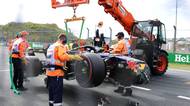 FORMULE ONLINE: Děsivá nehoda přerušila závod! Verstappen lezl z trosek, Norris se dotahuje na vedoucího Antonelliho