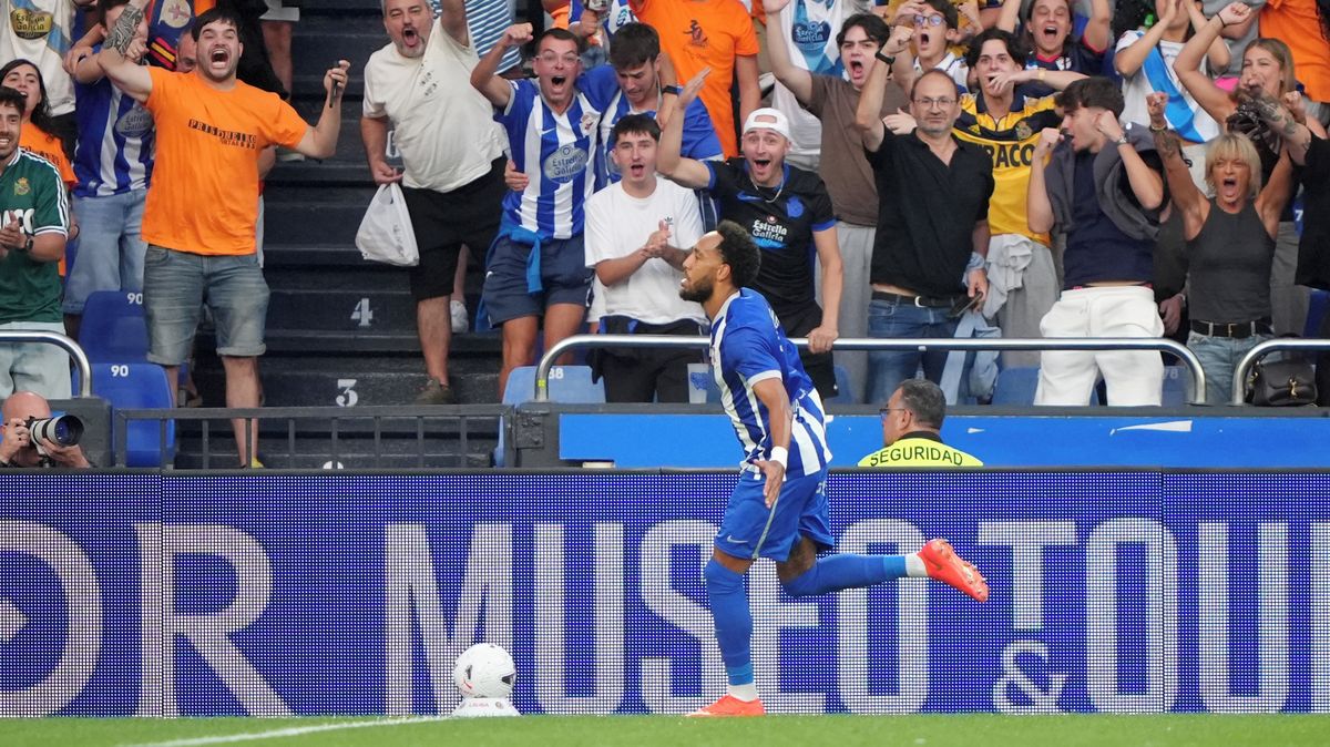 Aubameyang se vrátil do španělské ligy gólem, La Coruňa remízou