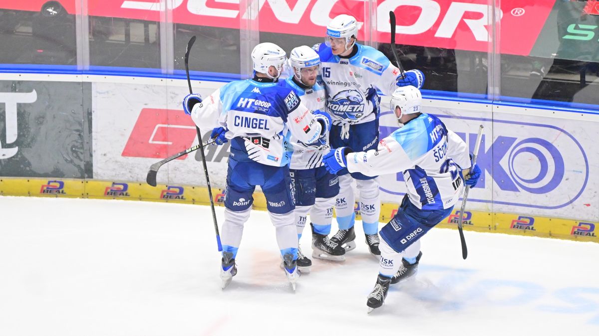 Kometa zdolala Augsburg a bude hrát finále Dolomiten Cupu