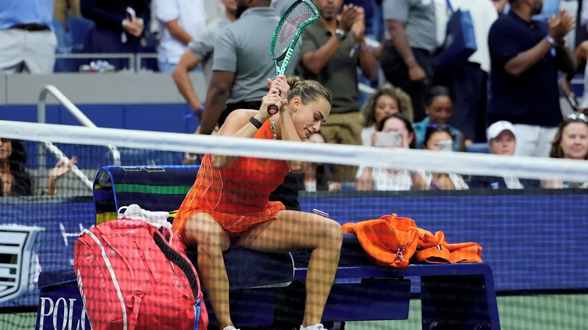 Frustrovaná Sabalenková neunesla porážku. Nechutný výlev po finále US Open odnesl i kameraman
