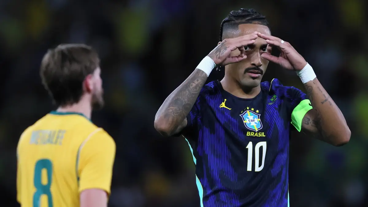 Brazilští fotbalisté porazili v přípravě Austrálii, Raphinha zápas nedohrál
